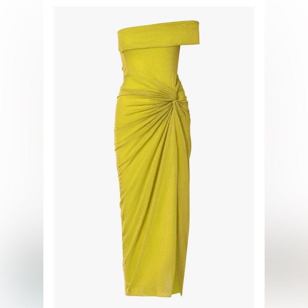 Baobab Aria dress Lime punch